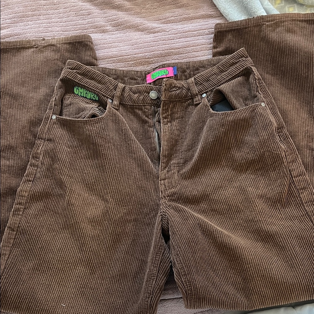 Empyre Brown High Rise Corduroy Jeans